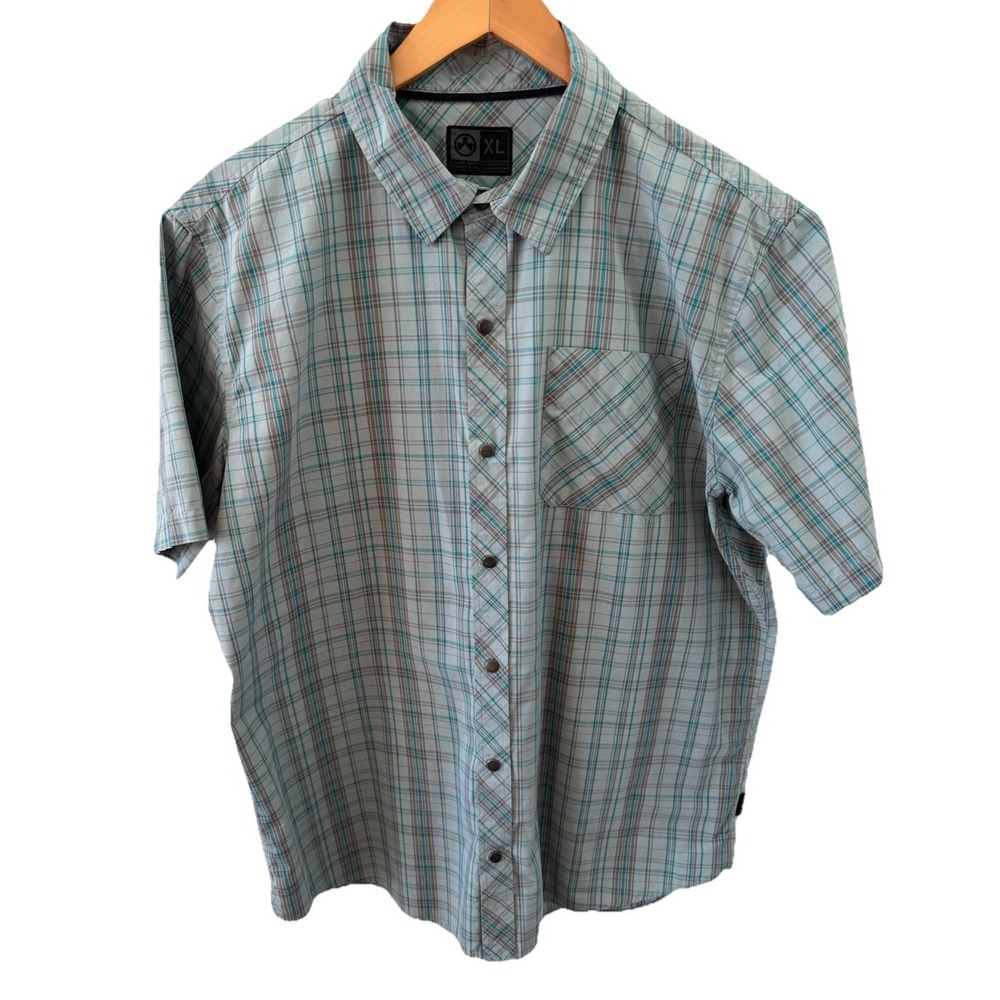 Magpul Mens Size XL Button Up Short Sleeve Pockets Snap Breathable Tactical